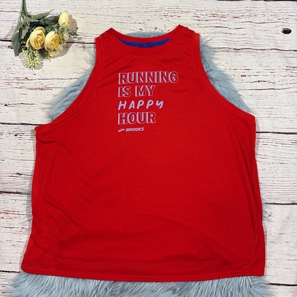 Brooks “Running Is My Happy Hour” Tank Top - Picture 6 of 8